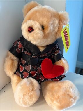 NWT Vintage Creature Comforts Stuffed ‘Housecoat Man’ Bear